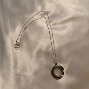 Origami owl dainty chain and locket